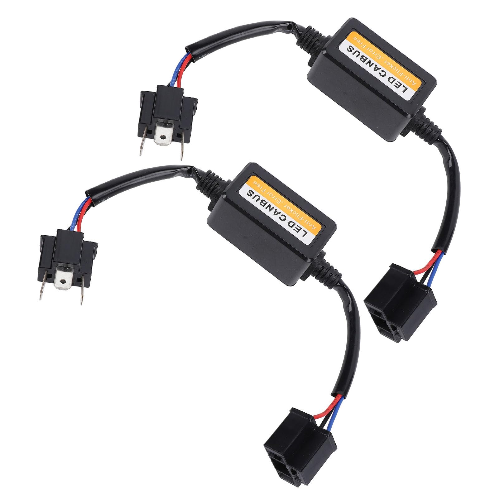 Décodeur H4 LED Canbus, Décodeur Anti-scintillant DC Résistant à l'eau 9-16V pour la Voiture