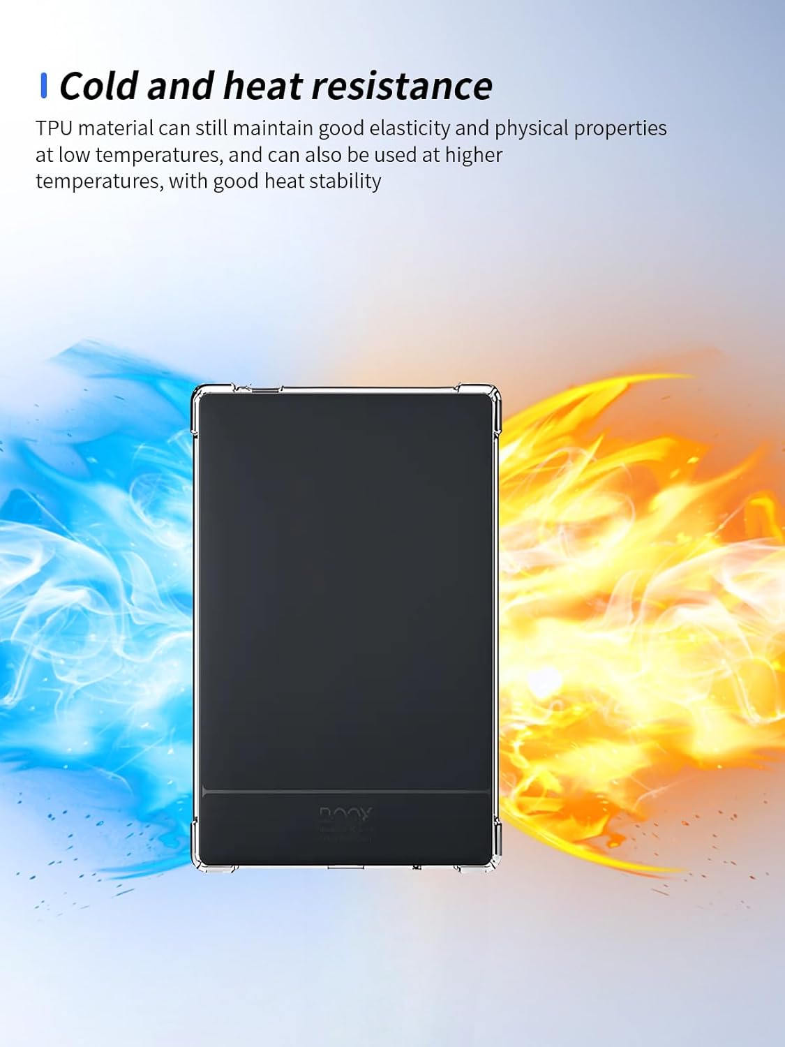Image showing cold and heat resistance of TPU material