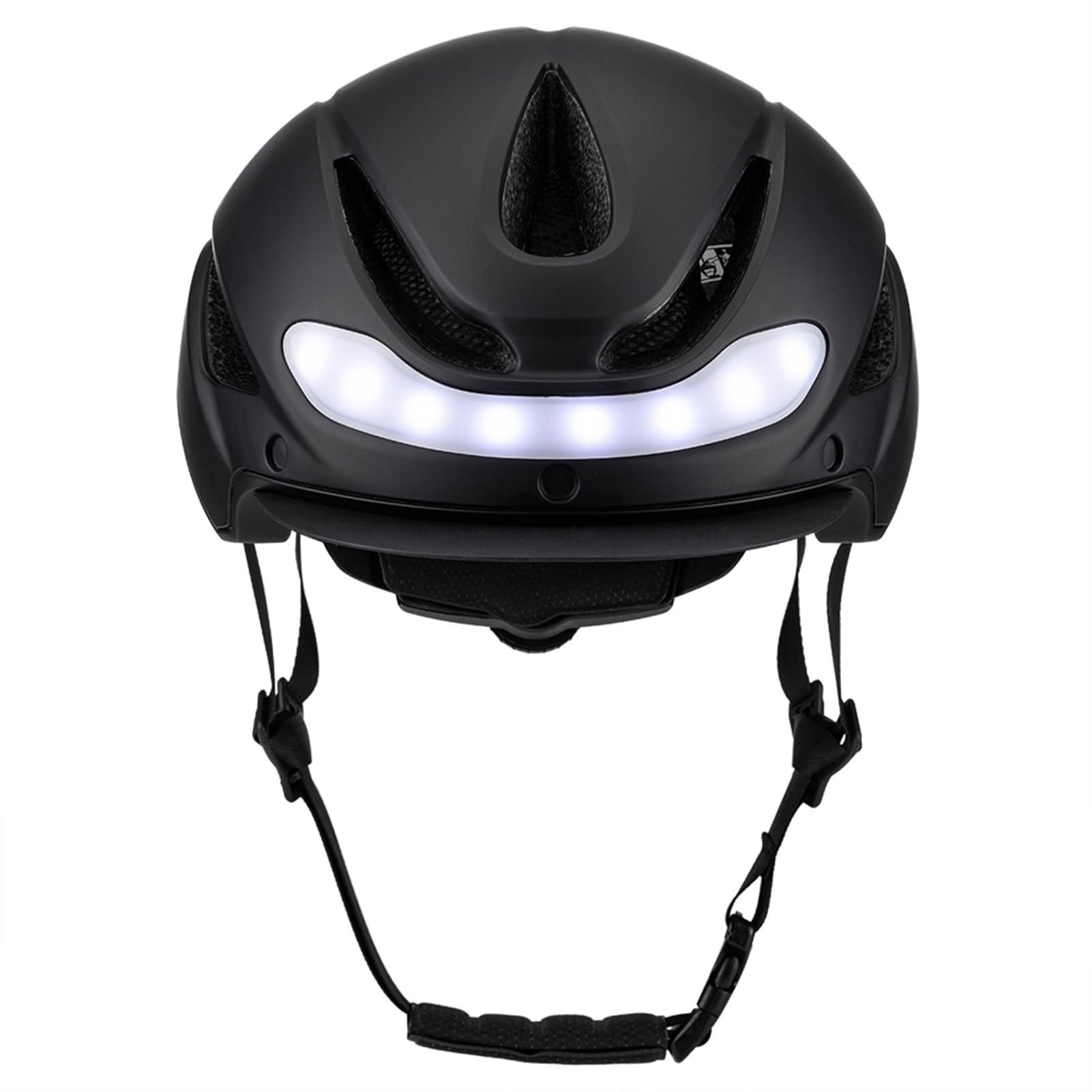 Casco Smart con Luce LED Frontale, Visiera Antiappannamento, PC | Casco da ciclismo con telecomando, batteria da 600 mAh, visiera staccabile, per pendolari adulti