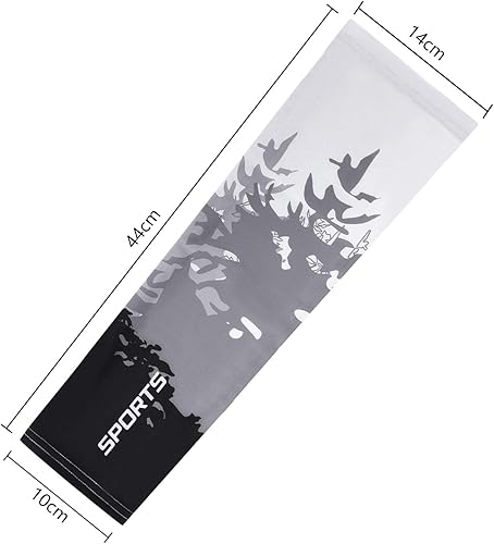 Miniatura 3 de PURFUN Mangas de protección solar para hombres y mujeres, anti-UV, para tatuaje, cubierta elástica para el brazo, para conductor de baloncesto y golf