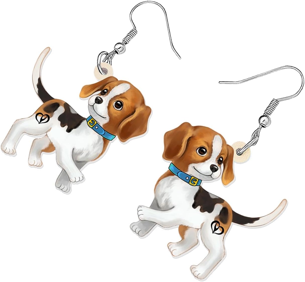 NEWEI Acrylic Cute Basket Dog Earrings Drop Dangle Fashion Animal Jewelry For Women Gifts Charms - Image 3