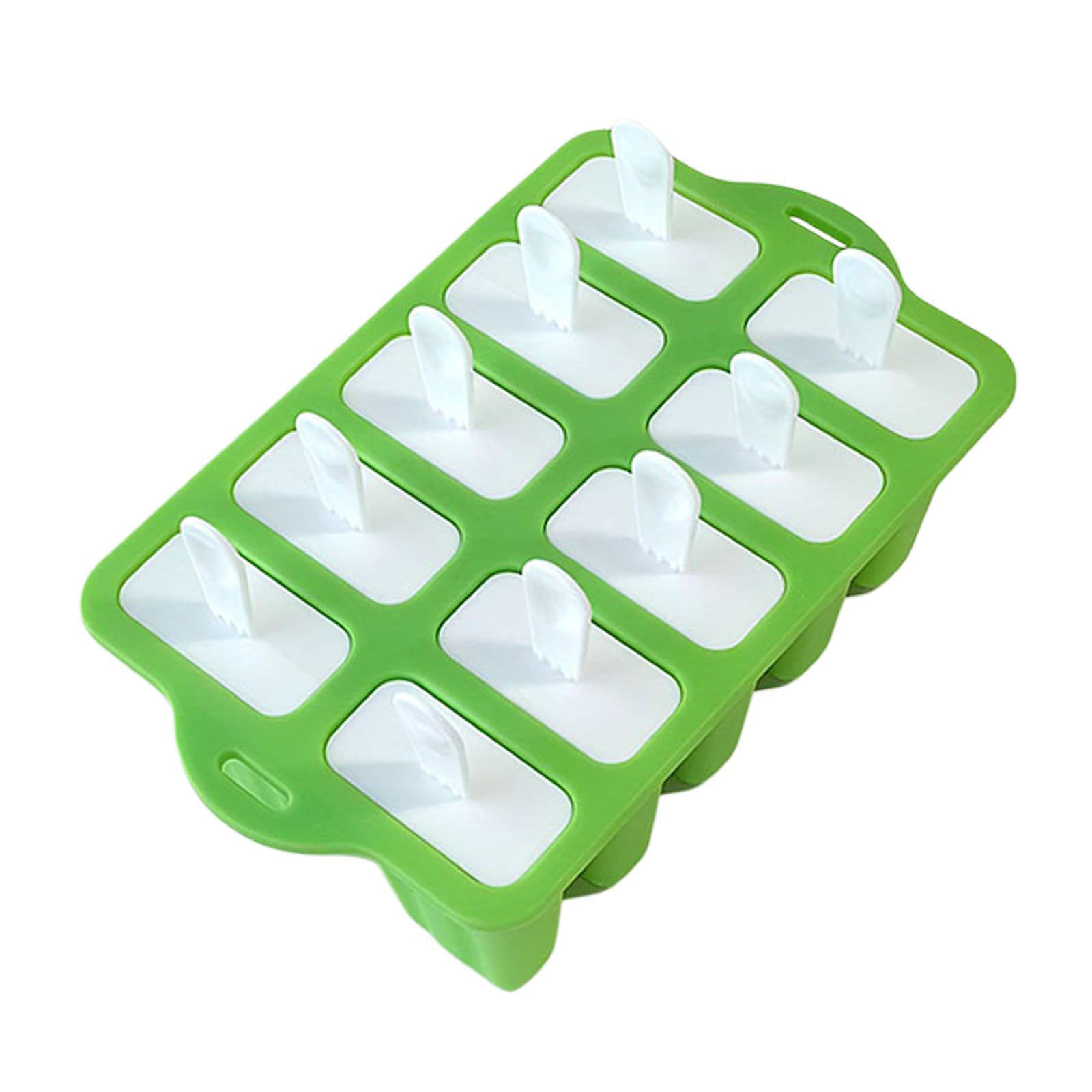 Xinsheinelry Better 10 Space Silicone Chilling Mold for Homemade Freezing Treats and Snacks Colorful Silicone Ice