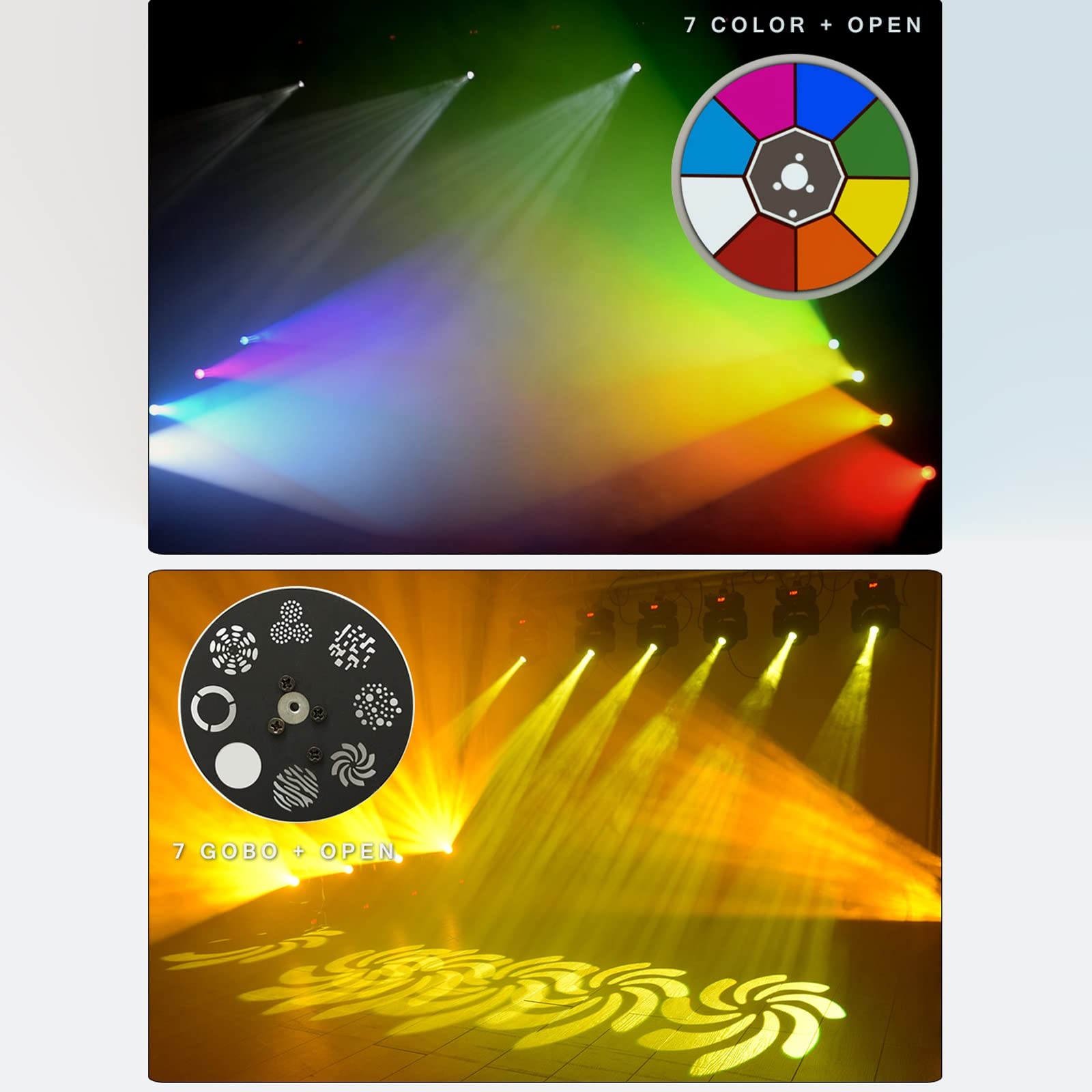 Amazon.co.jp: IGERCN LED ムービング ヘッド,ムービング ヘッド 60W