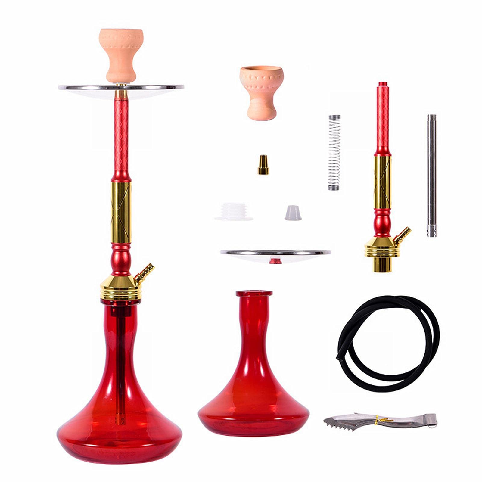Shisha Set Luxus Moderner Glashukahn Abnehmbarer Mittlerer Stiel Leicht Zu Zerlegen Und Ein Geschenk Für Ihre Angehörigen Und Freunde Zu Reinigen B