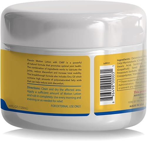 Miniatura 2 de Flexcin con CM8 Motion Lotion tarro de 4 onzas