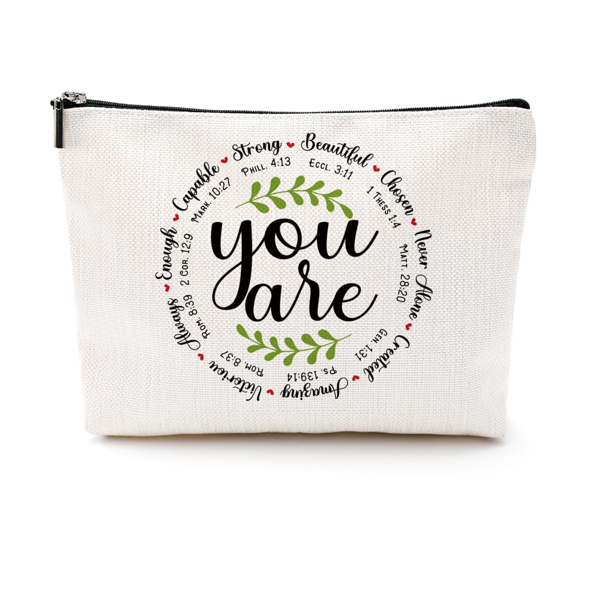 Inspirational Gifts for Women Self Care Makeup Bag Mental Health Awareness Positive Affirmation Gifts for Her Girls Therapist Psychologist Tutor