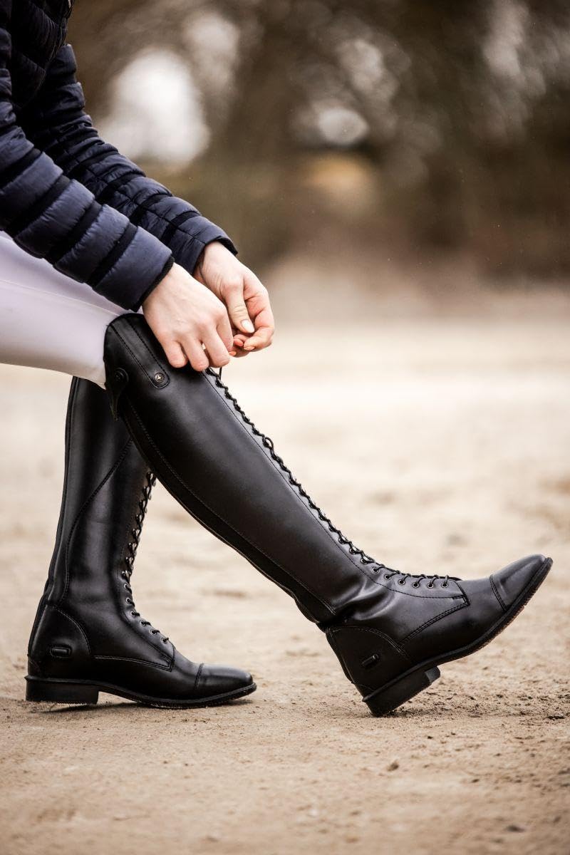 SUEDWIND FOOTWEAR Reit-Stiefel »Legacy Venado Vegan« - Polo-Look - Hoher Dressurbogen - Karreeleisten - Dämpfung - Hautfreundlich - Gummisohle - Starker Reißverschluss - Micro Lining