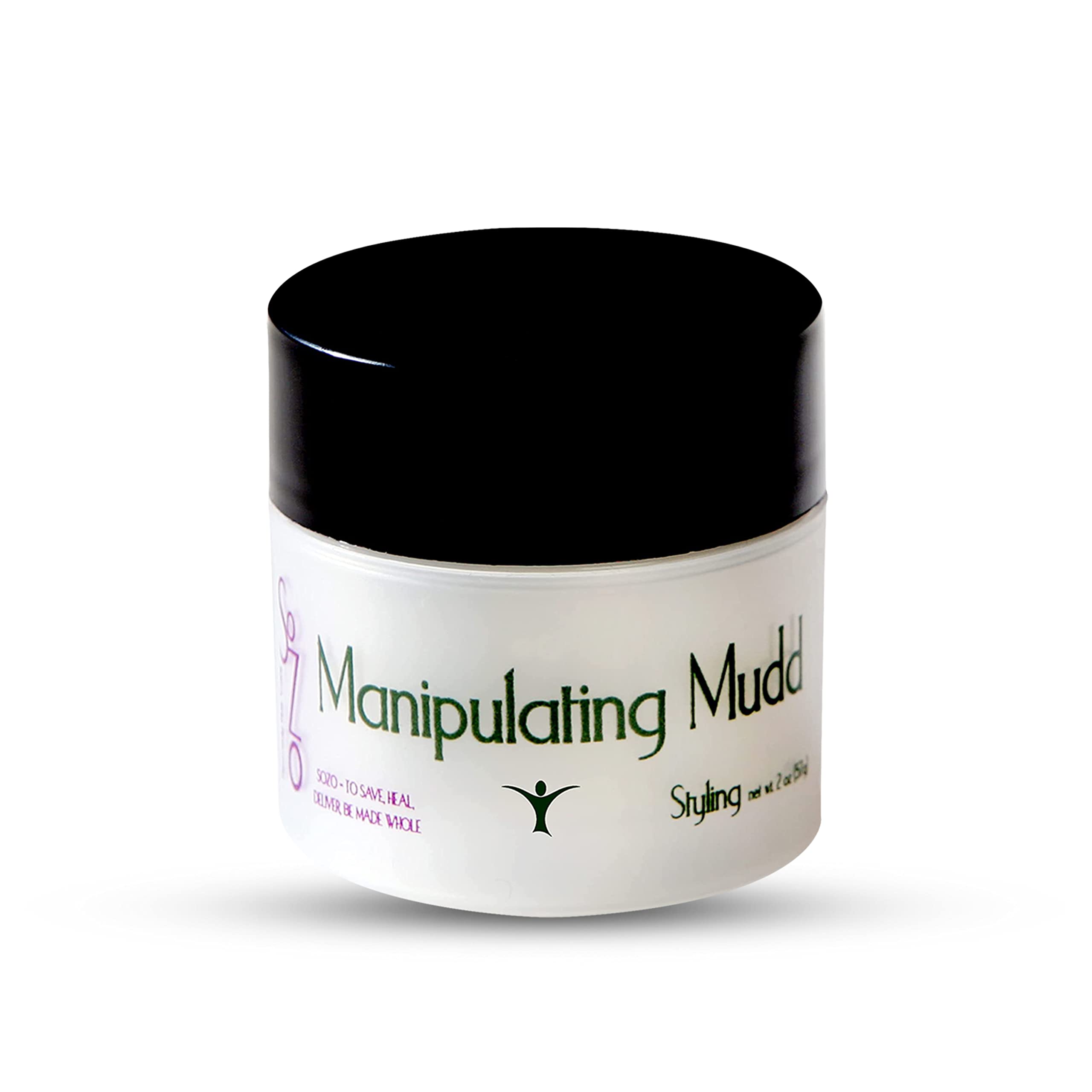 SoZo Manipulating Mudd| Premium Hair Paste Add Shine, Calms Frizzy Hair for Styling Essentials for Men and Women: Hair Paste, Texture Paste, Hair Putty, Matte Hair Paste Pomade, and More | 2oz