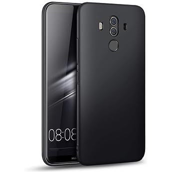 Verco Compatible with Huawei Mate 10 Pro Case Matte Back Cover Protective Case for Mate 10 Pro Silicone Mobile Phone Case - Black