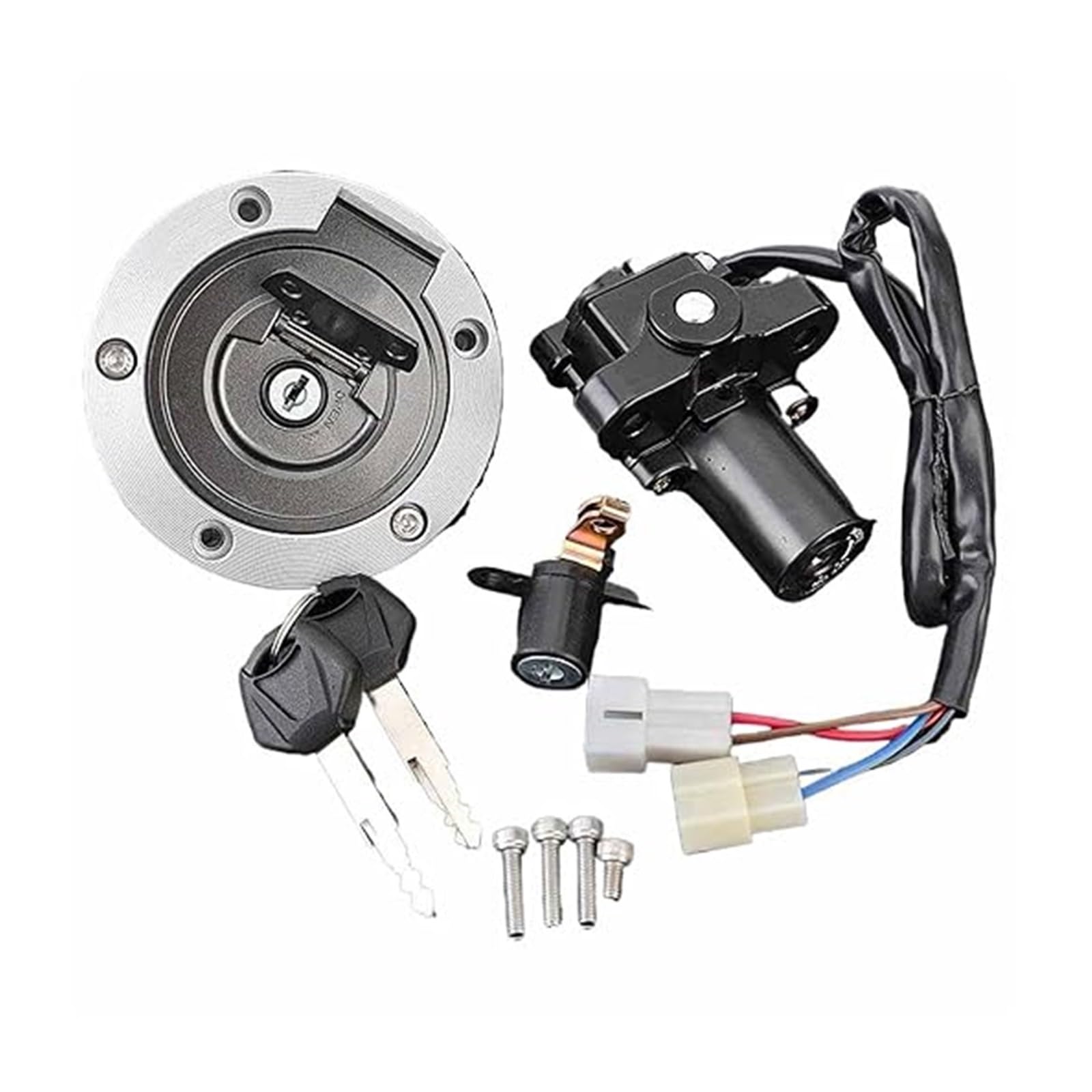 Cerradura De Encendido para Yamaha para Midnight Star para XVS1300A 2007-2011/2014/2016 Interruptor Arranque Gasolina Encendido Motocicleta Juego Llaves Accesorios