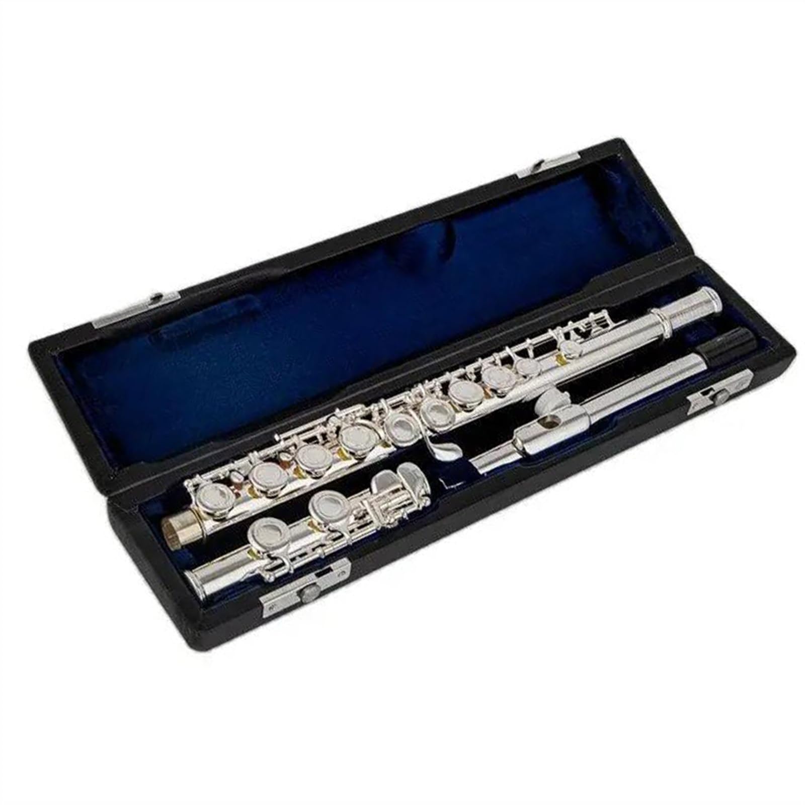 Professionale Flauto Traverso 17 Chiavi Aperte Fori C Tono Flauto Traverso Con Corpo Placcato Argento In Cupronichel Con Chiave MI
