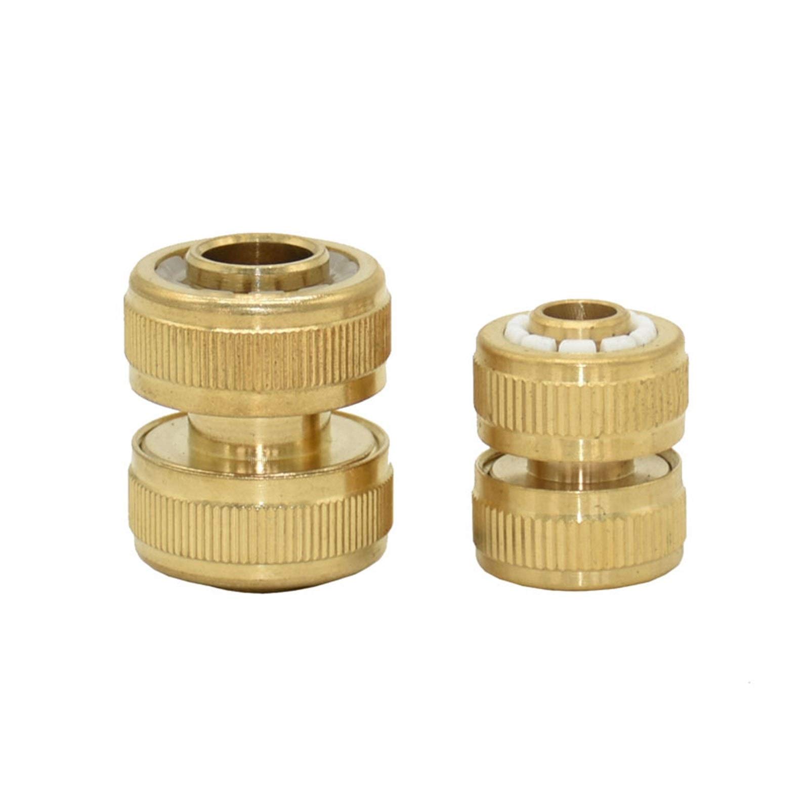Raccordi per Tubi da Giardino Ottone 16 Millimetri 20 Tubo Flessibile di Giardino Tubo Riparazione congiunto innesto rapido 1/2" 3/4" 6pcs Rame Irrigazione getti d'Acqua (Color : 3I4)
