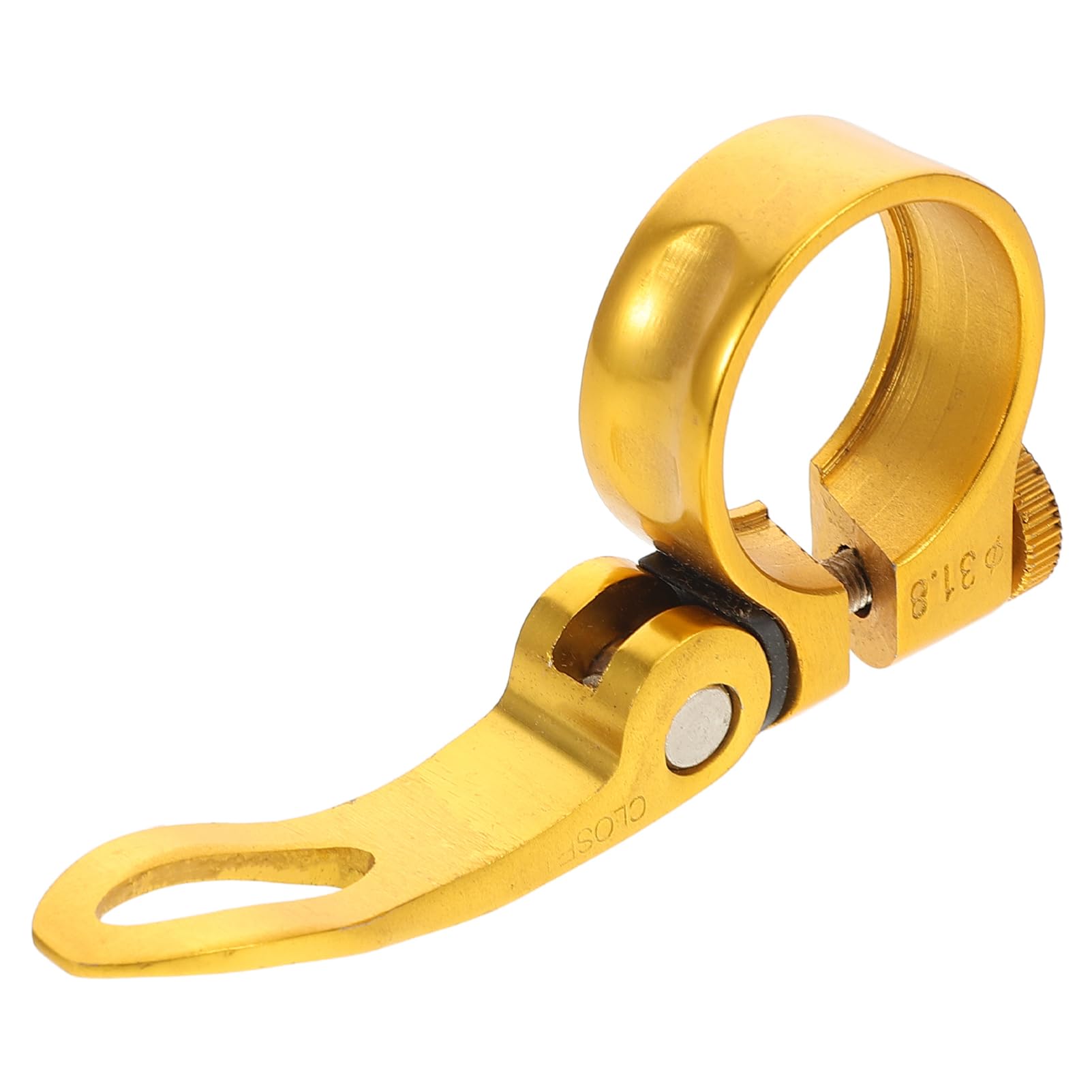 Abaodam Bike Seatpost Quick Release Clamp Aluminum Alloy Saddle Clamp for Mountain and Road Bikes Lightweight Durable Slip Design for Secure Seatpost Stability
