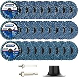 TSOAPX 28 PCS 2' Zirconia Flap Disc Set for Angle Grinder - Rust & Paint Removal Discs for Metal, Wood, Fiberglass - Durable, Easy to Install Grinding Wheels with Low Dust (Grit 36/60/80)