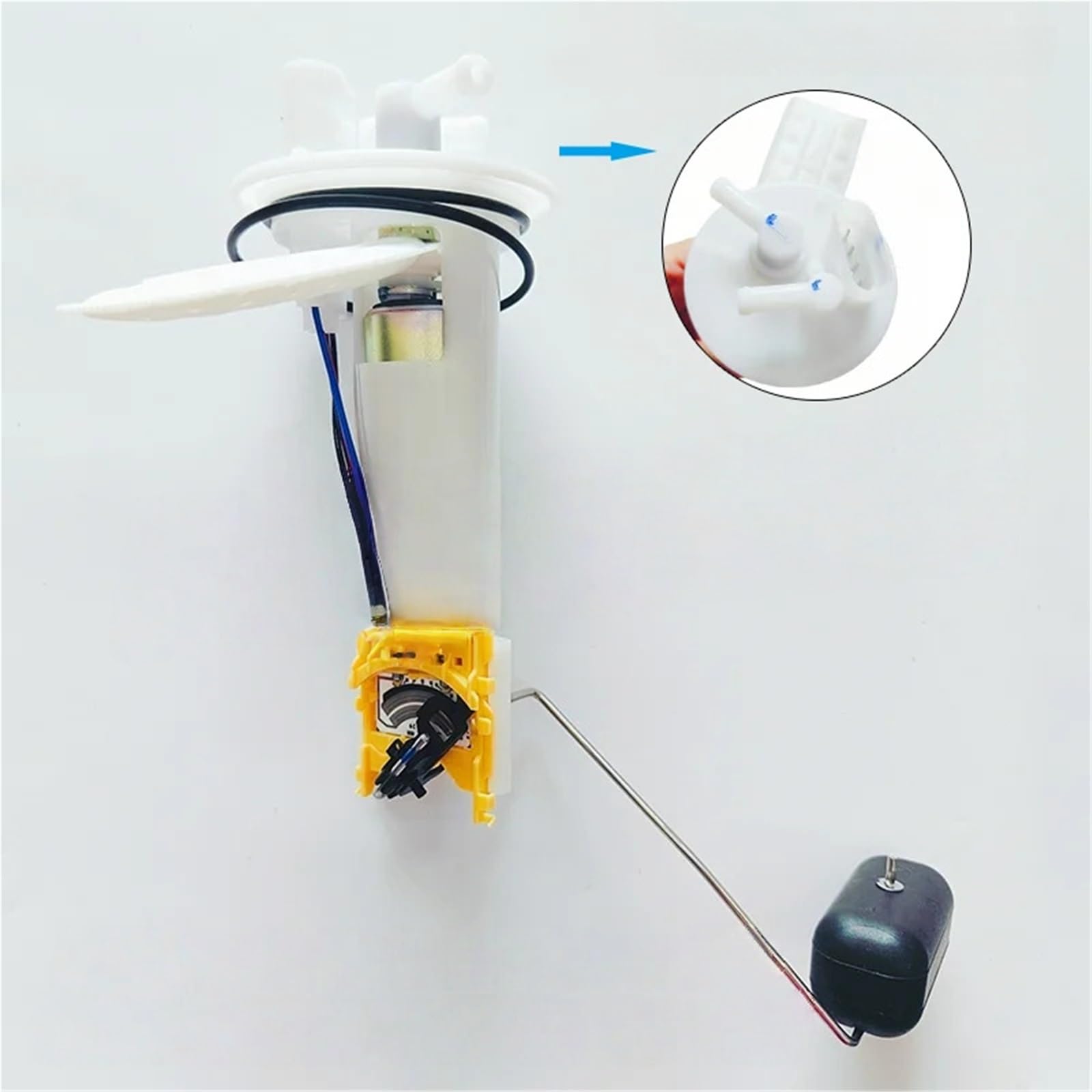 bomba de gasolina moto Conjunto de bomba de combustible para motocicleta compatible con BMW G310R, G310 GS, G310GS (2016-2024), tubería de aceite suelta de doble cabezal.