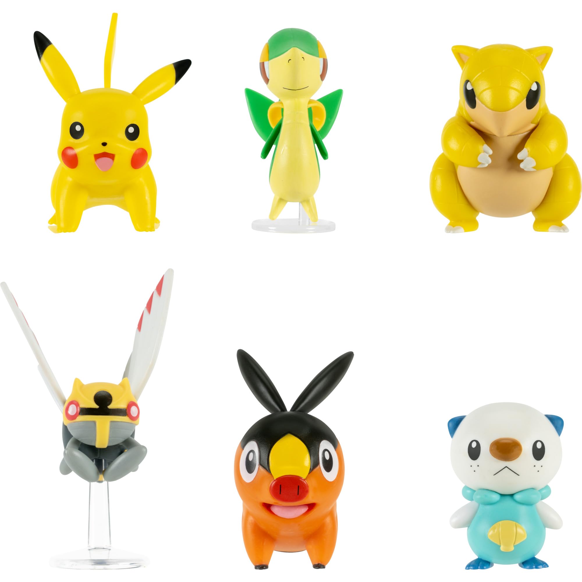 Pokemon Battle Figure 6 Pack - Features 2-Inch Battle Figures