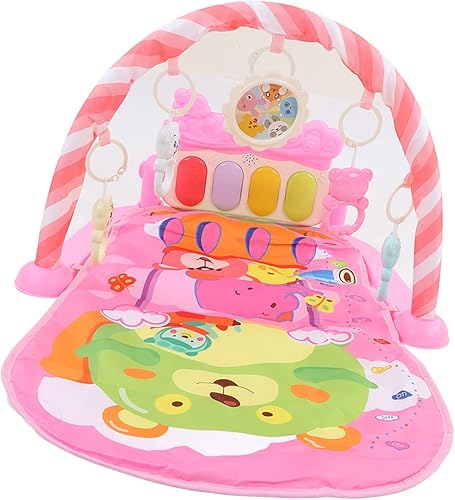 Miniatura 5 de Pilipane Alfombrillas de juego para gimnasios para bebés, multifuncionales, para piano y juego, tapete de gimnasio educativo temprano para bebés con
