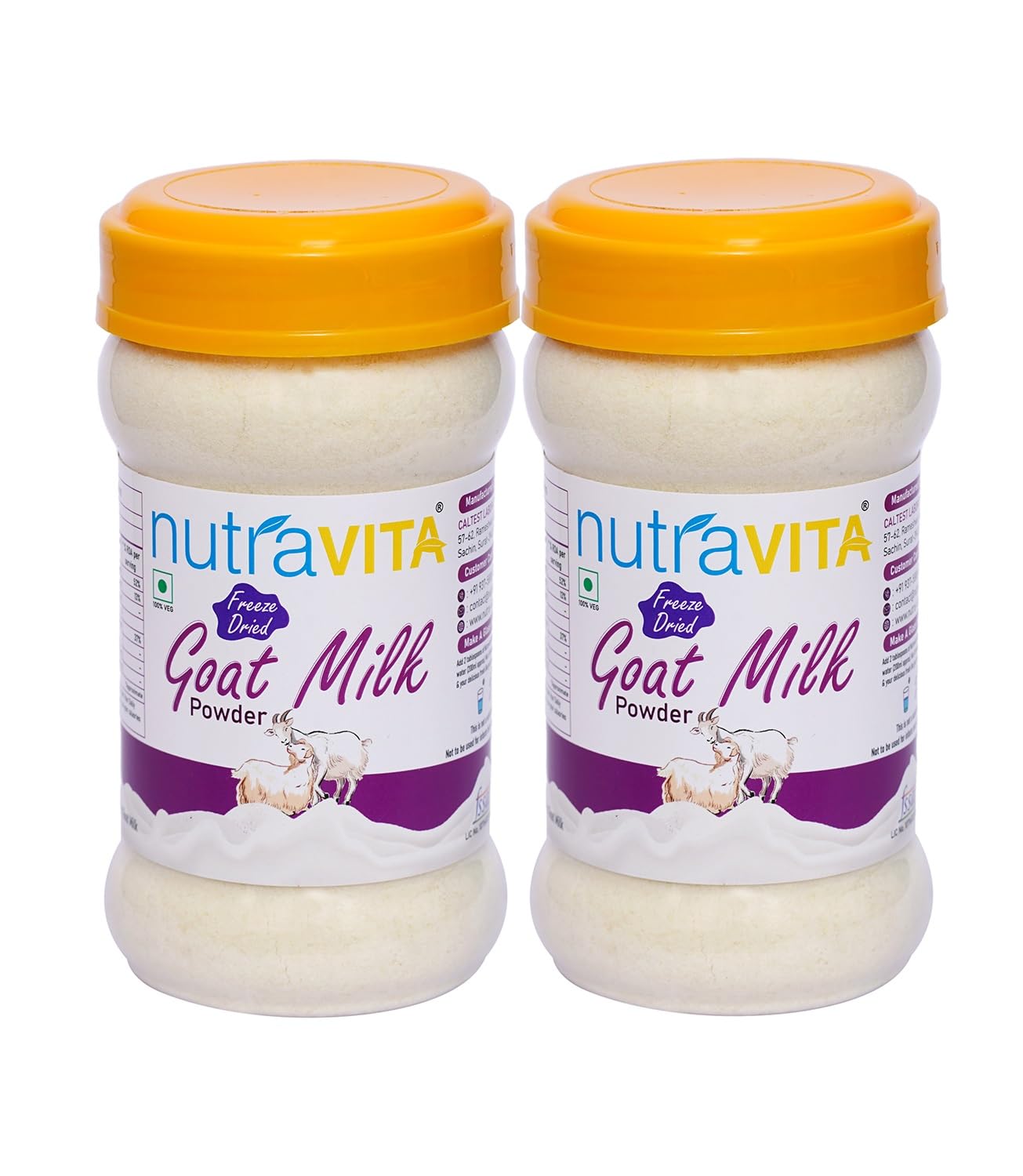 Nutra Vita Freeze Dried Goat Milk Powder 1 KG (2x500) (Natural, Gluten Free, No Added Color, Flavours or Preservatives) 1 KG Packed in 100% Food Grade reusable PET Bottle (B07D9D67J9) Amazon Price History, Amazon Price Tracker