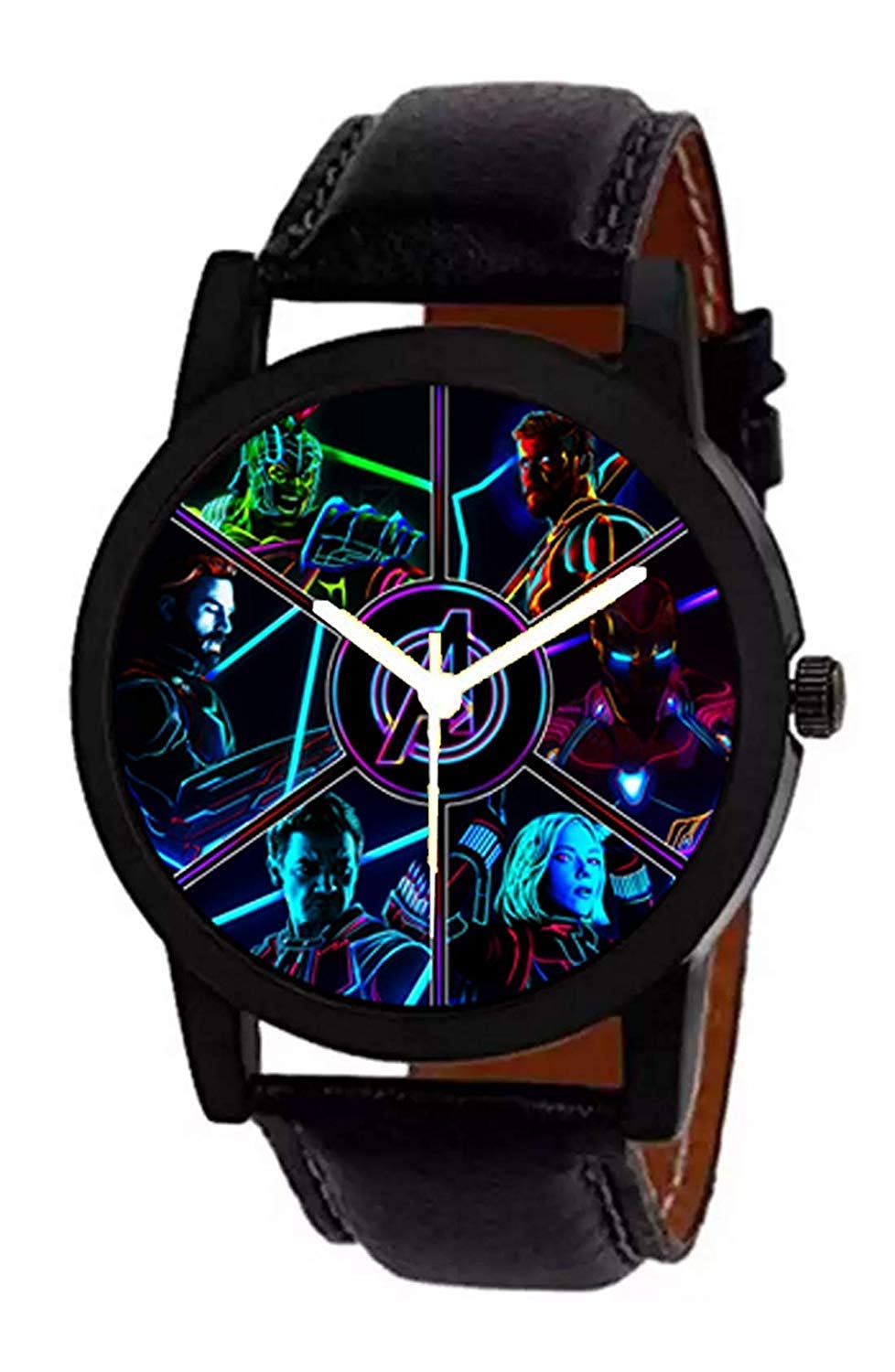 The Shopoholic Black Analogue Leather Strap Watch for Boys & Men (B084LF1L4N) Amazon Price History, Amazon Price Tracker