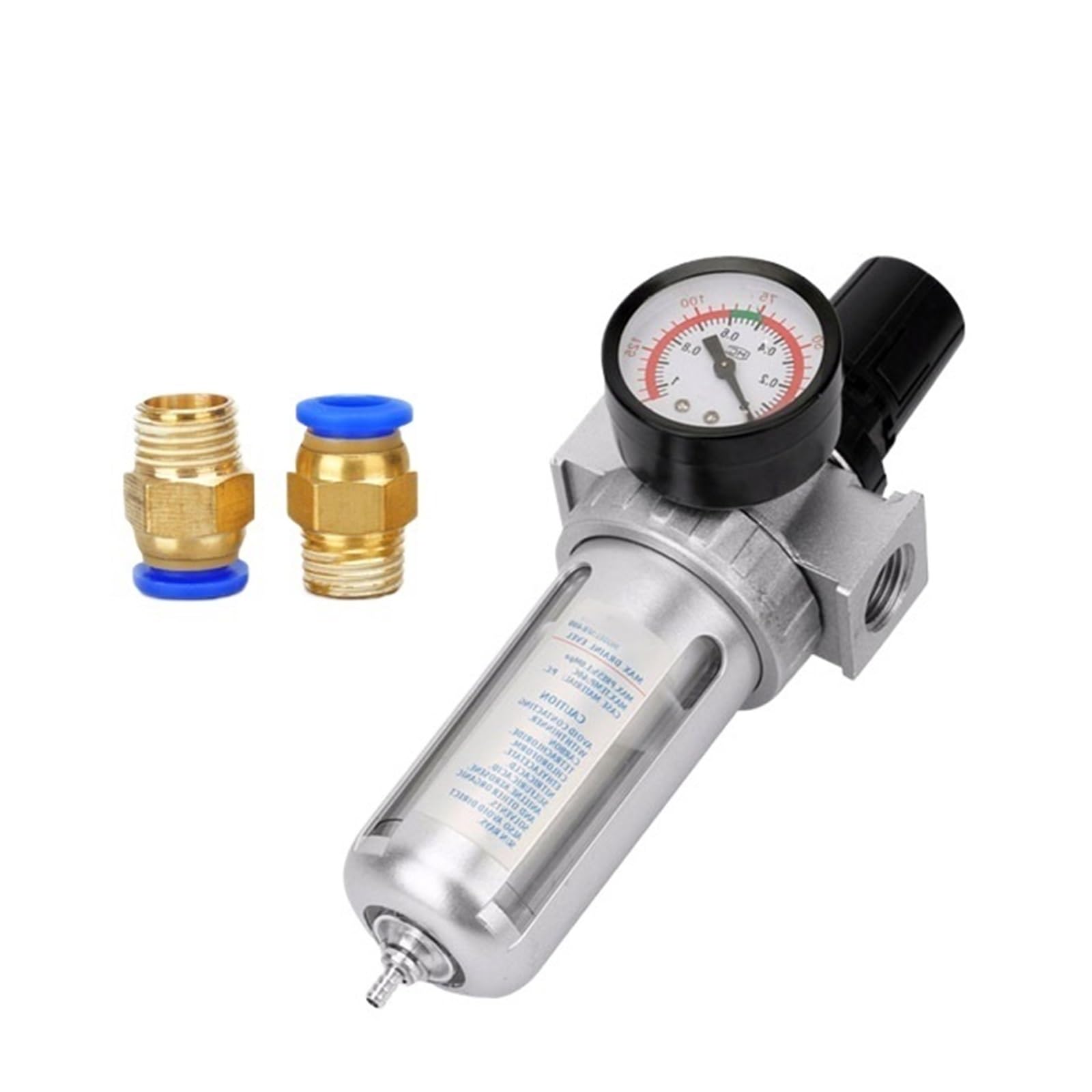 Regulador de filtro de aire separador de aceite y agua trampa de vapor válvula reguladora compresor piezas neumáticas SFC400 1/2 (SFR+PC12)