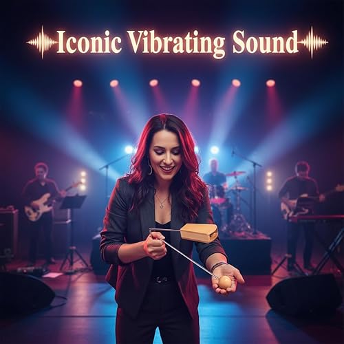 Miniatura 3 de Vibraslap, instrumento de percusión musical Vibra-Slap, grande