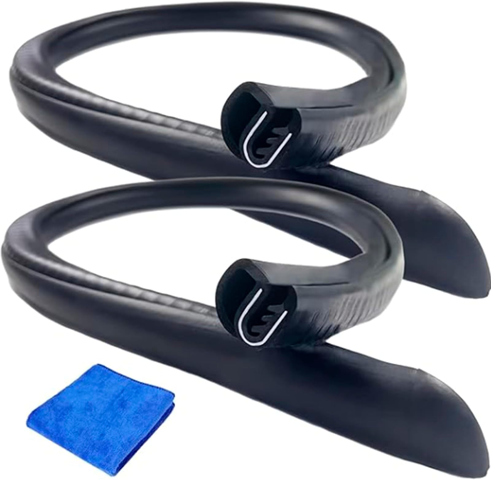 Dust Proof&Weather Stripping for Windshield，Edge Protector，2 * 31in Total is 62 in，Noise Insulation Weatherstrip，Window Moulding Trim Seal Belt，Auto Interior Accessories for Tailgate.