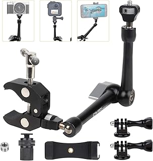 Cayer Magische Armhalterung für spiegellose Kameras, Smartphone, LED-Licht, Blitzlicht, Feldmonitor, Video, Vlog Rig usw.