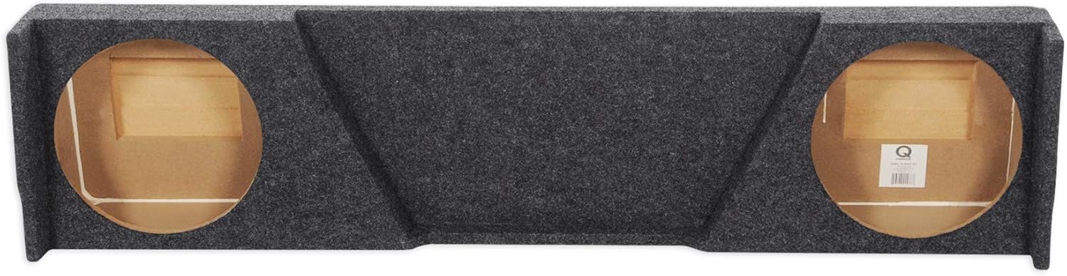 Rockville REC30 Dual 12" Subwoofer Box Enclosure, Downfire Design, High-Grade MDF, Charcoal Carpet, Custom-Fit, Durable Build, for 07-13 GMC/Chevy Xcab High-Trans