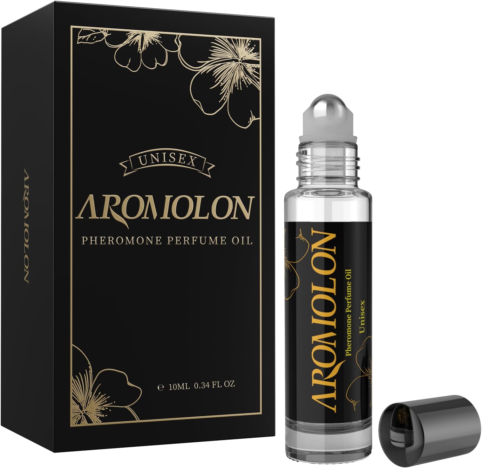 Aromolon Unisex Pheromone Pefume Oil for Women and Men (Mystery) - Long Lasting Fragrance Pheromones for Men and Women 0.34 fl oz / 10 ml