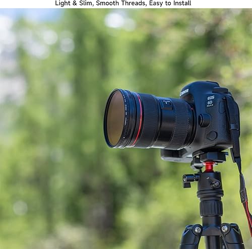 Miniatura 4 de El filtro MRC VND2-32 de YOPHY 2.047 in es un filtro de densidad neutra variable utilizado en fotografía y videografía