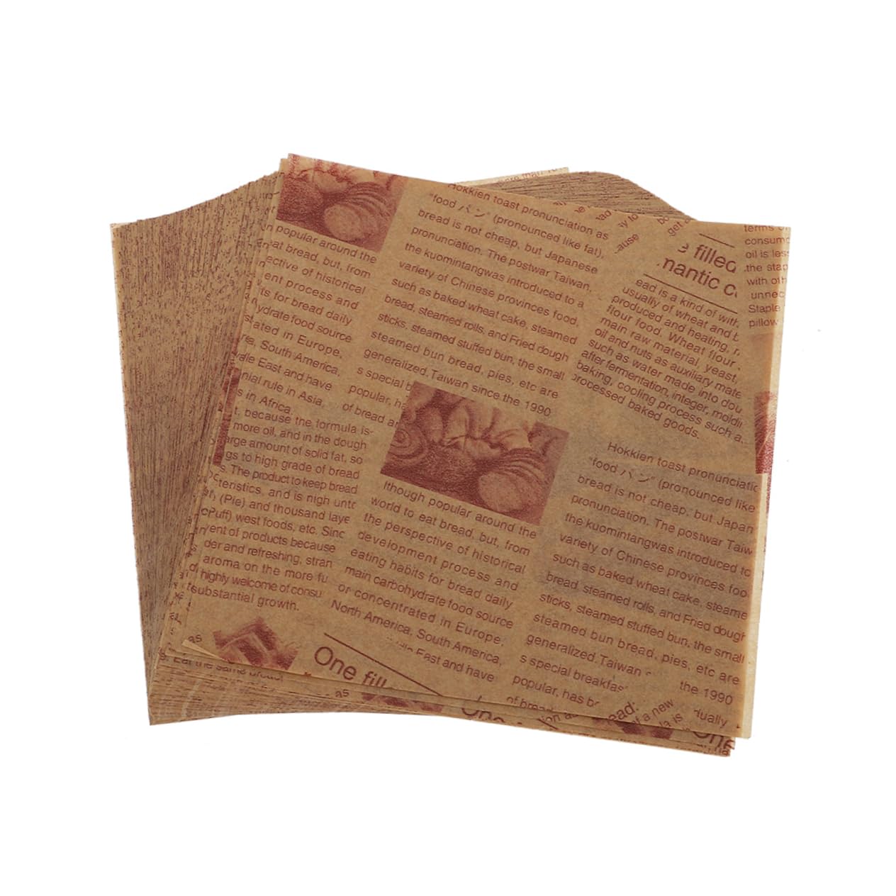 Papel de Pergamino para Hornear 38x28 Cm 200 Piezas Papel | Antigrasa y Antiadherente, Hojas para Horneado y Envolver Pan, Formato Práctico
