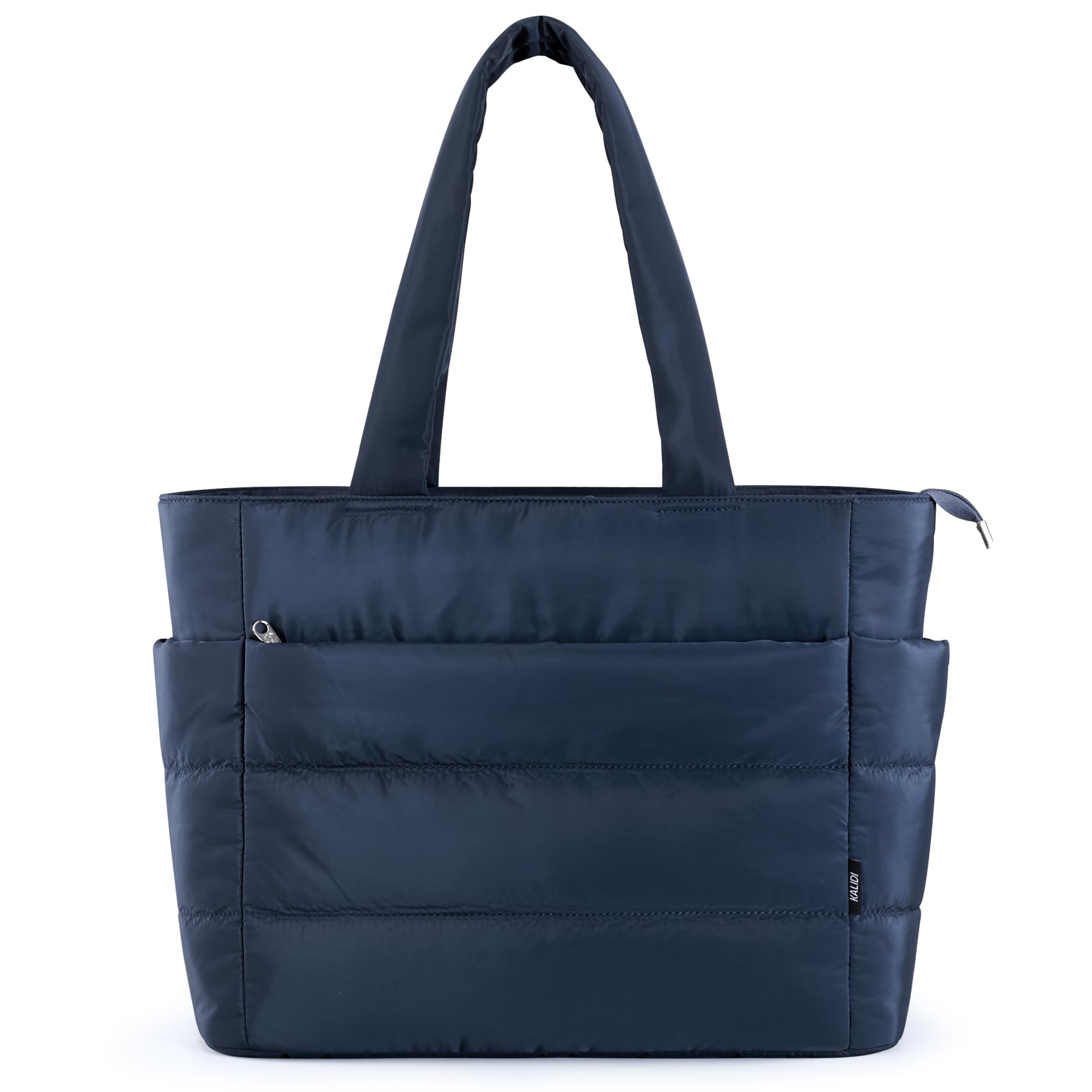 KALIDI Quilted Tote Bag, Medium Soft Padded Puffer For Laptop Pad Daily