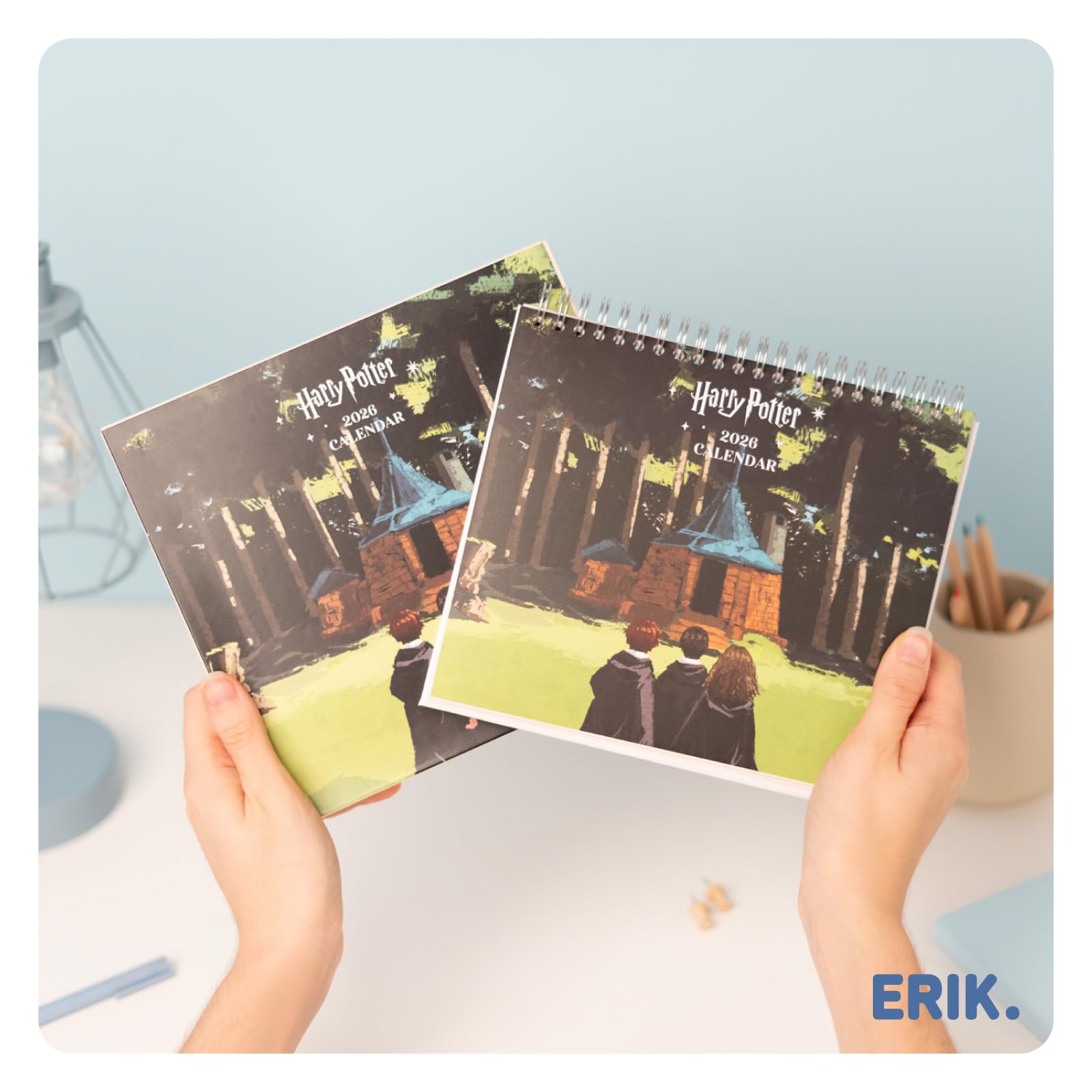 Grupo Erik Desk Calendar 2026 - Harry Potter Calendar 2026 Month To View | Monthly Desk Planner, Desktop Gifts Under 10 Pounds | Harry Potter Gifts For Friends