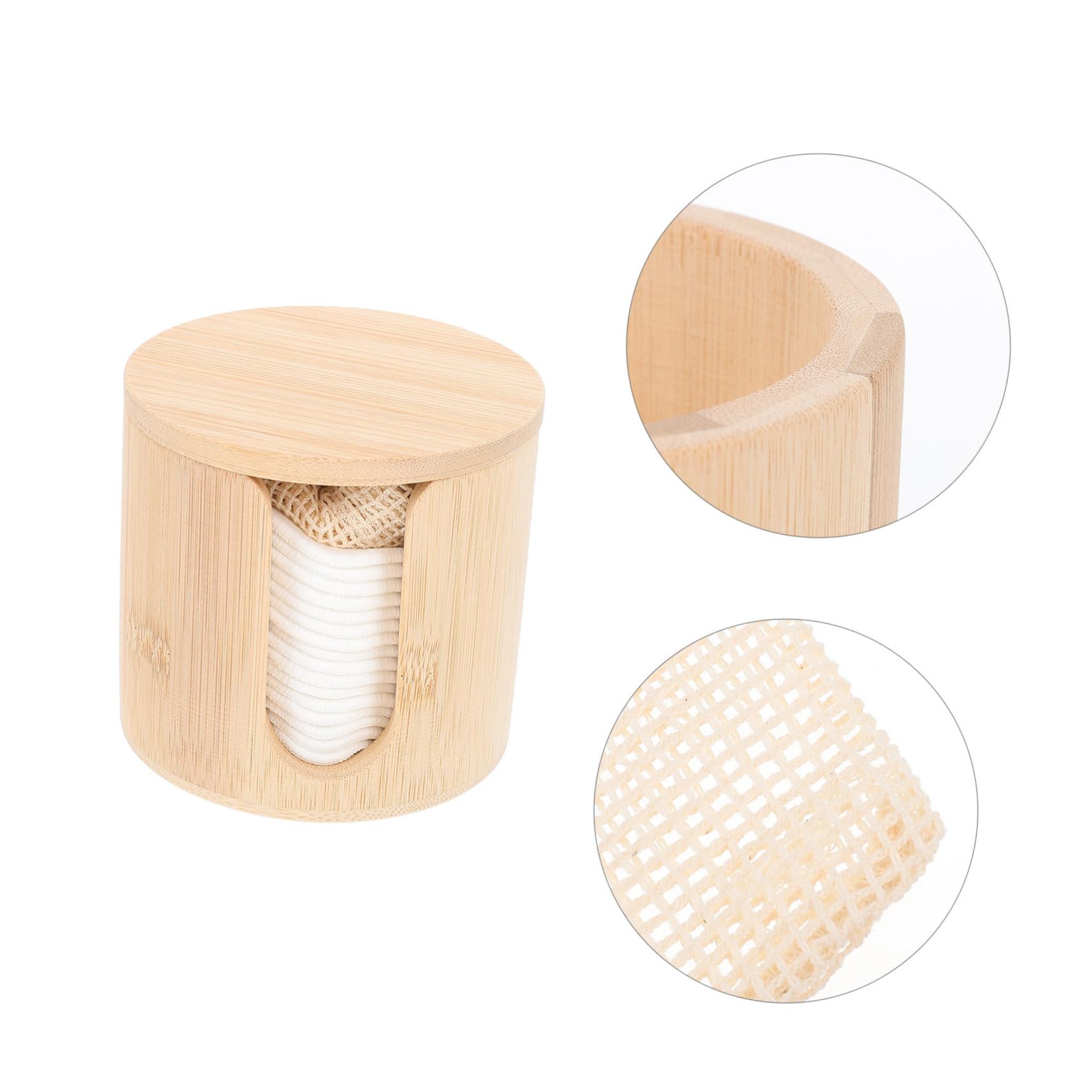 Mikrozell Wattepads Wiederverwendbare Kosmetikpads Make-up-entferner-pads Runde Baumwolle Pads Gesichtswaschschwamm Make-up-tool