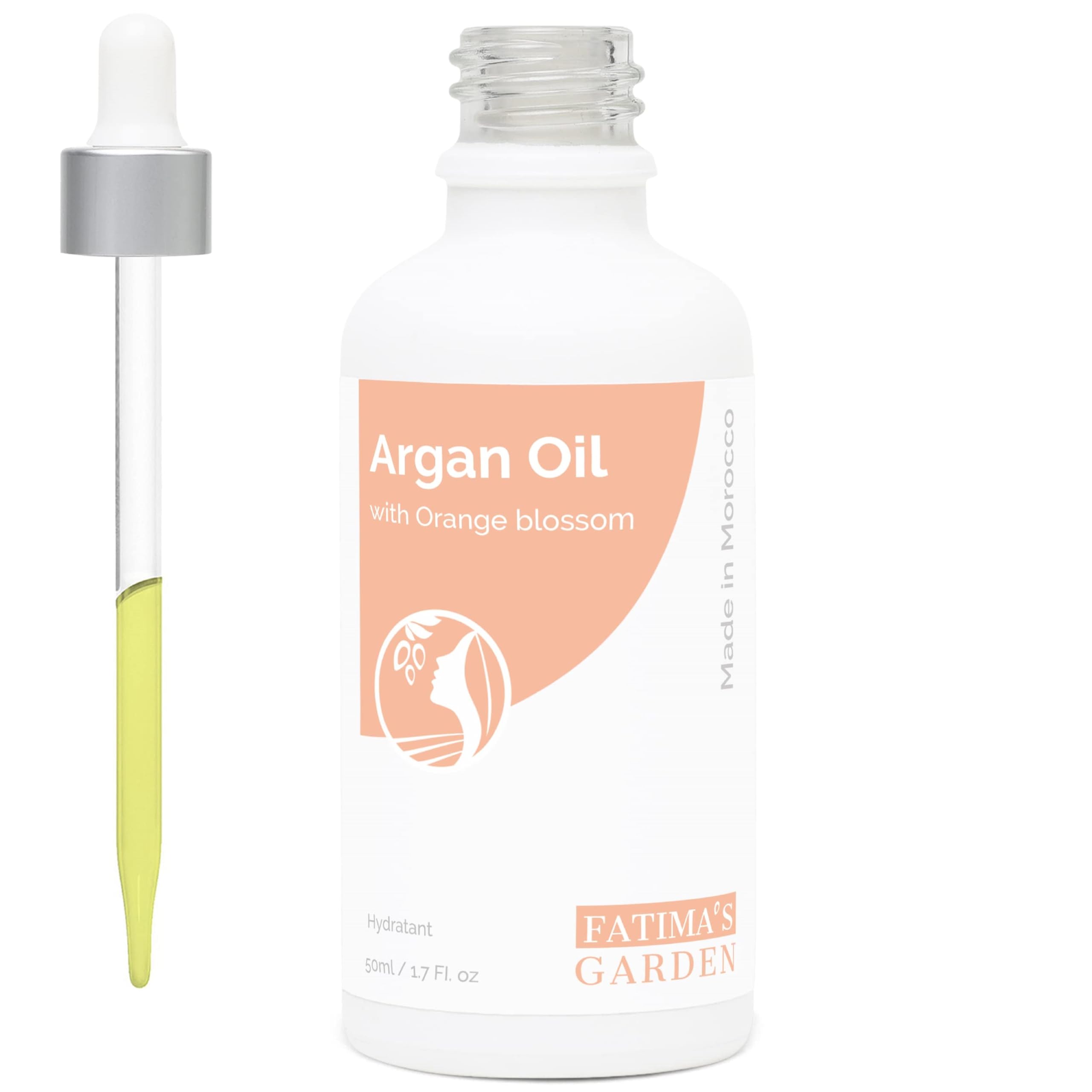 Fatima's Garden Olio Di Argan E Fiori D'arancio - Olio Idratante, 50Ml-image