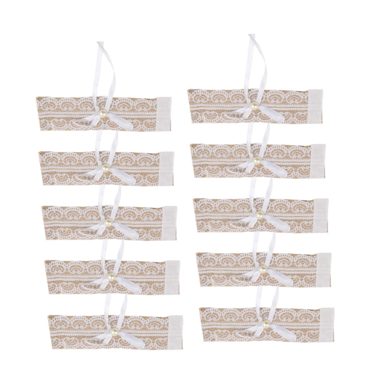 Abaodam 30stücke Lace Napkin Flachs Hochzeitsdeko Für Festlichkeiten Romantische Tischdekoration Für Partys Und Tägliche Nutzung