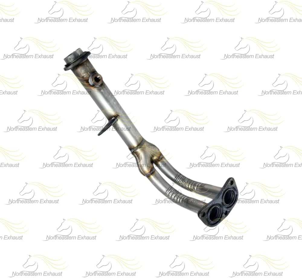 Exhaust Front Pipe Compatible for 1999-2000 Honda Civic 1.6L | 1999-2000 Acura EL 1.6L | Direct-Fit | Northeastern Exhaust | Free Gaskets and Spring Bolt Kit Included | Automotive Replacement Part
