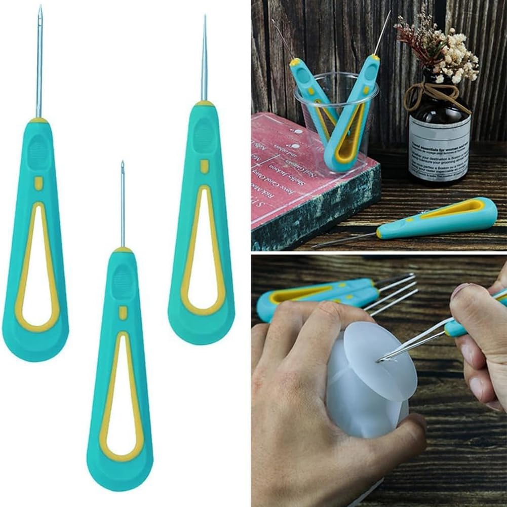 Kit 3 Emporte-pièces En Silicone Pour Bougies - Outils Perçage Mèche Manuels