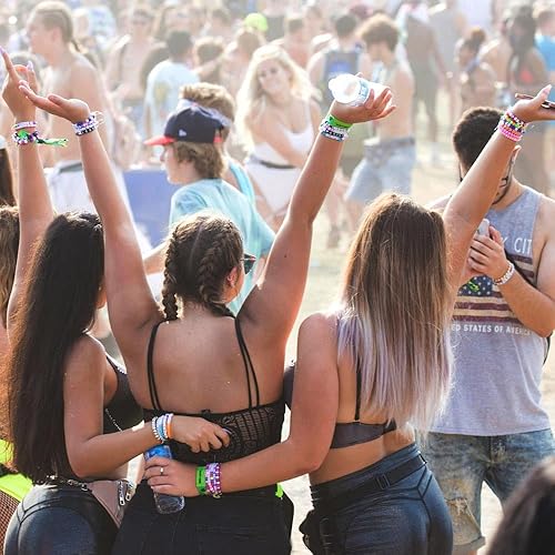 Miniatura 4 de Unicornio Princess Pastel Mix Pony Beads, fabricadas en Estados Unidos, 0.236 x 0.354in, 1000 cuentas de plástico multicolor, a granel para hacer