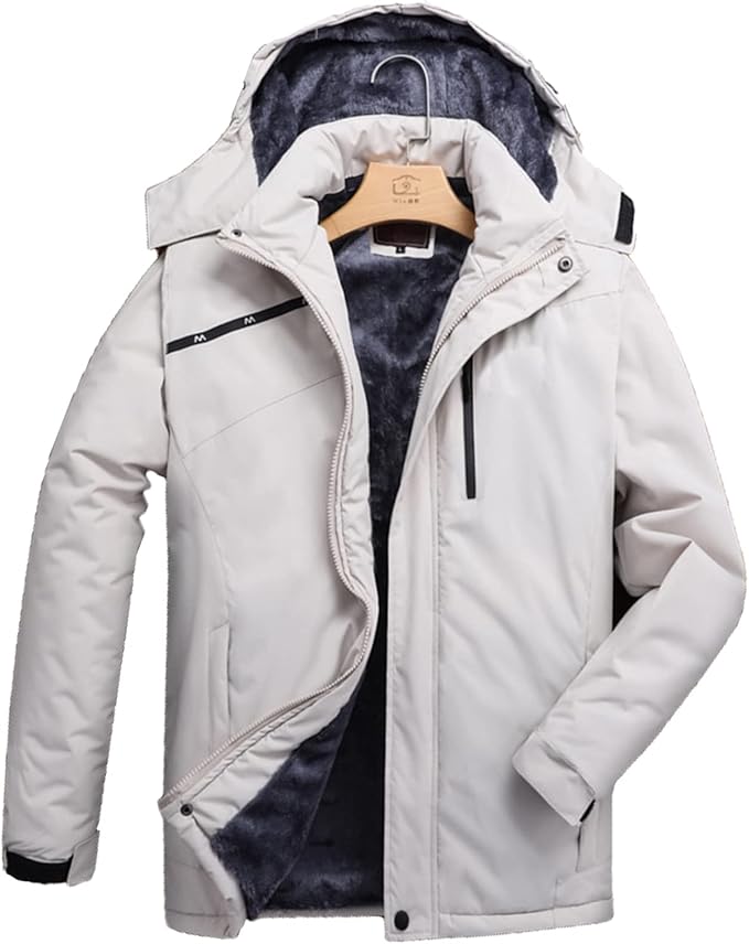 white outdoor jacket