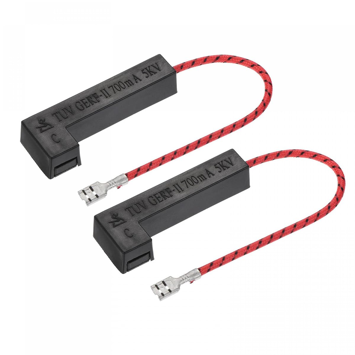 VOANZO 2pcs Microwave High Voltage Fuse 5KV 0.7A Replacement for Microwave Ovens Repair Parts Universal Fuse for Microwave Maintenance High Voltage Safety Fuse
