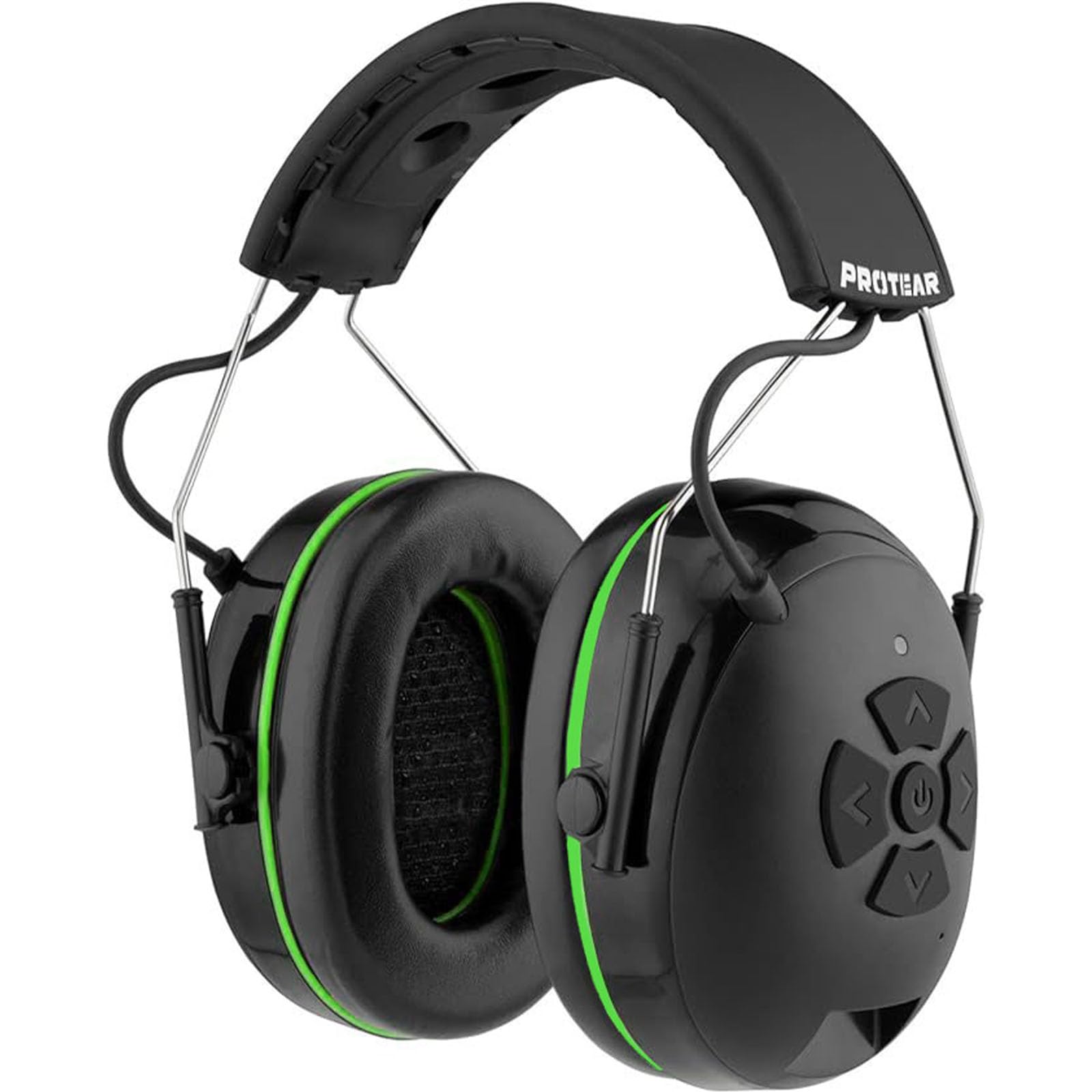 inf protear(Upgraded E6850 Bluetooth Hearing Protection with Integrated Microphone, High-Fidelity Speakers,120H+Playtime, Ideal Ear Muffs for Noise