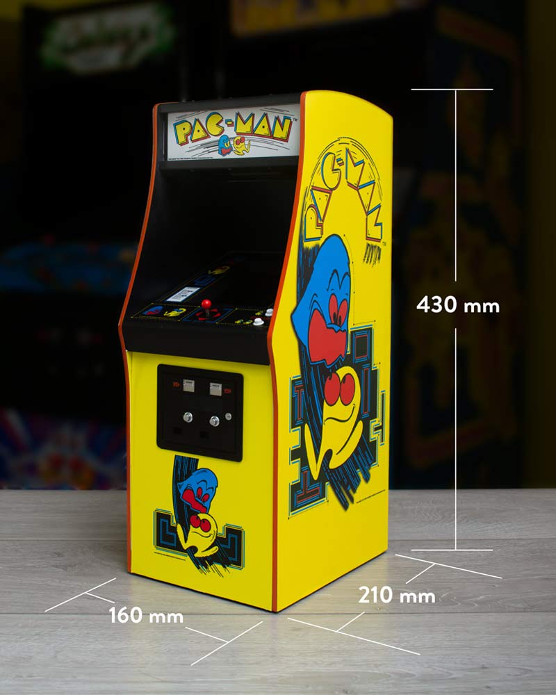 Quarter Arcades Official PacMan 1/4 Sized Mini Arcade by