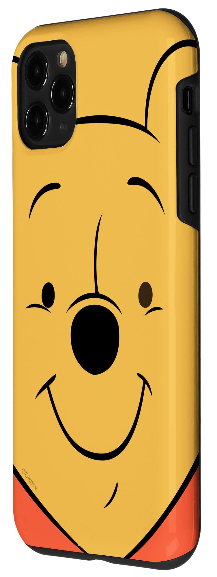 Custodia per iPhone 11 Pro Disney Winnie the Pooh Face Giallo Miele