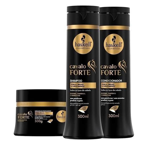 Kit Haskell Cavalo Forte Trio (3 Produtos)