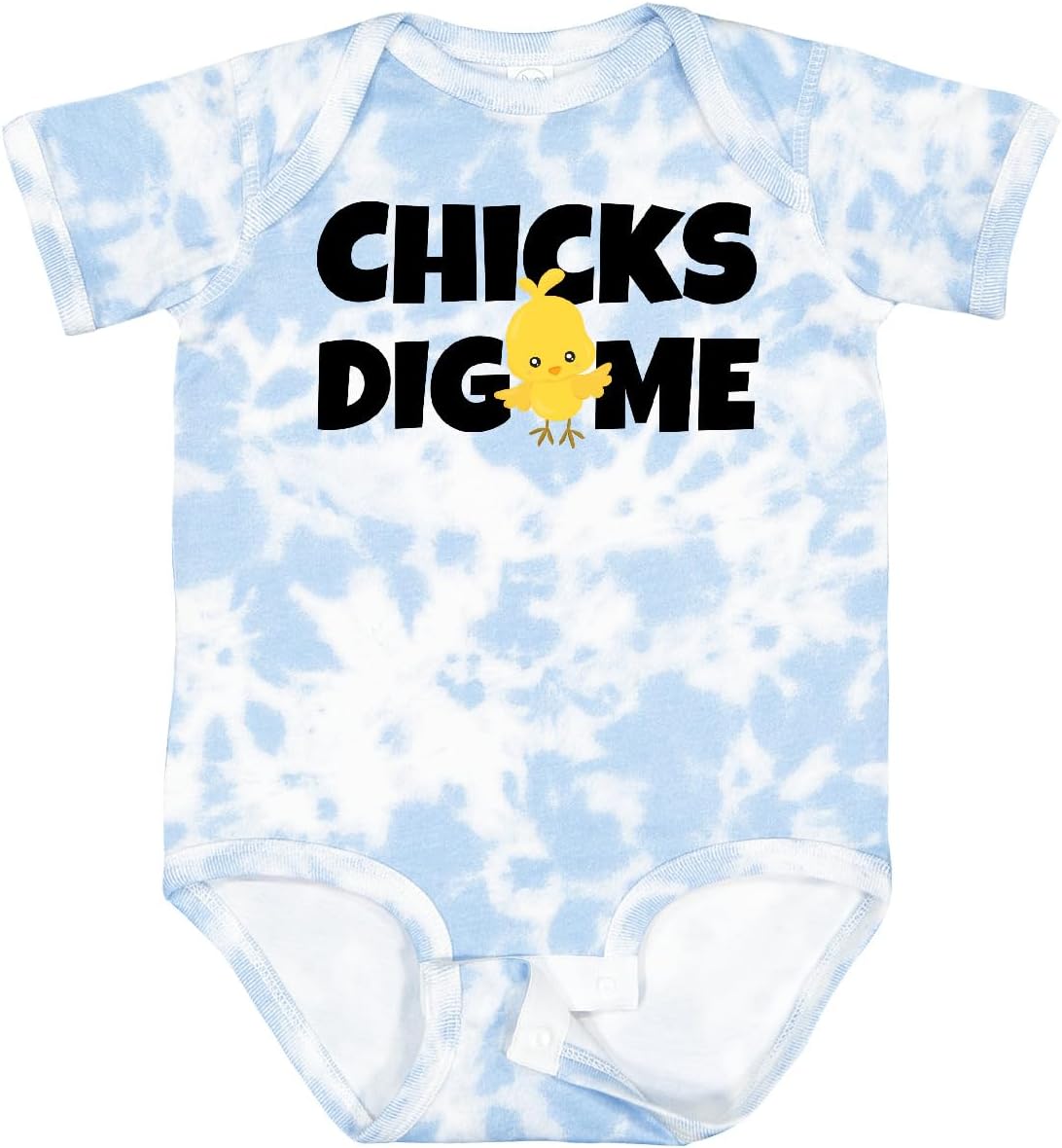 inktastic Chicks Dig Me Baby Bodysuit