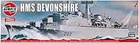 Vista 1 de Airfix Vintage Classics HMS Devonshire (Do2) Destroyer 1:600 Royal Navy Military Battleship Kit de modelo de plástico A03202V