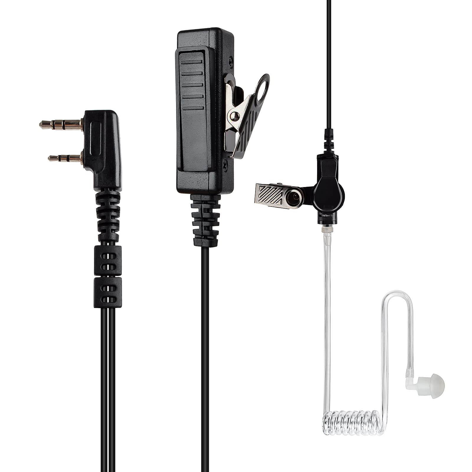 Zeadio - Auricolari Con Tubo Acustico Covert Air Per Walkie Talkie Con - Foto 7