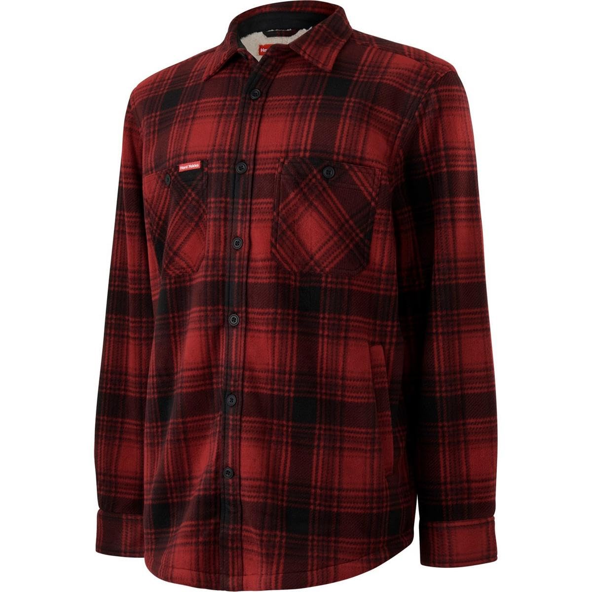 SHERPA Mens Shirt Jacket Red