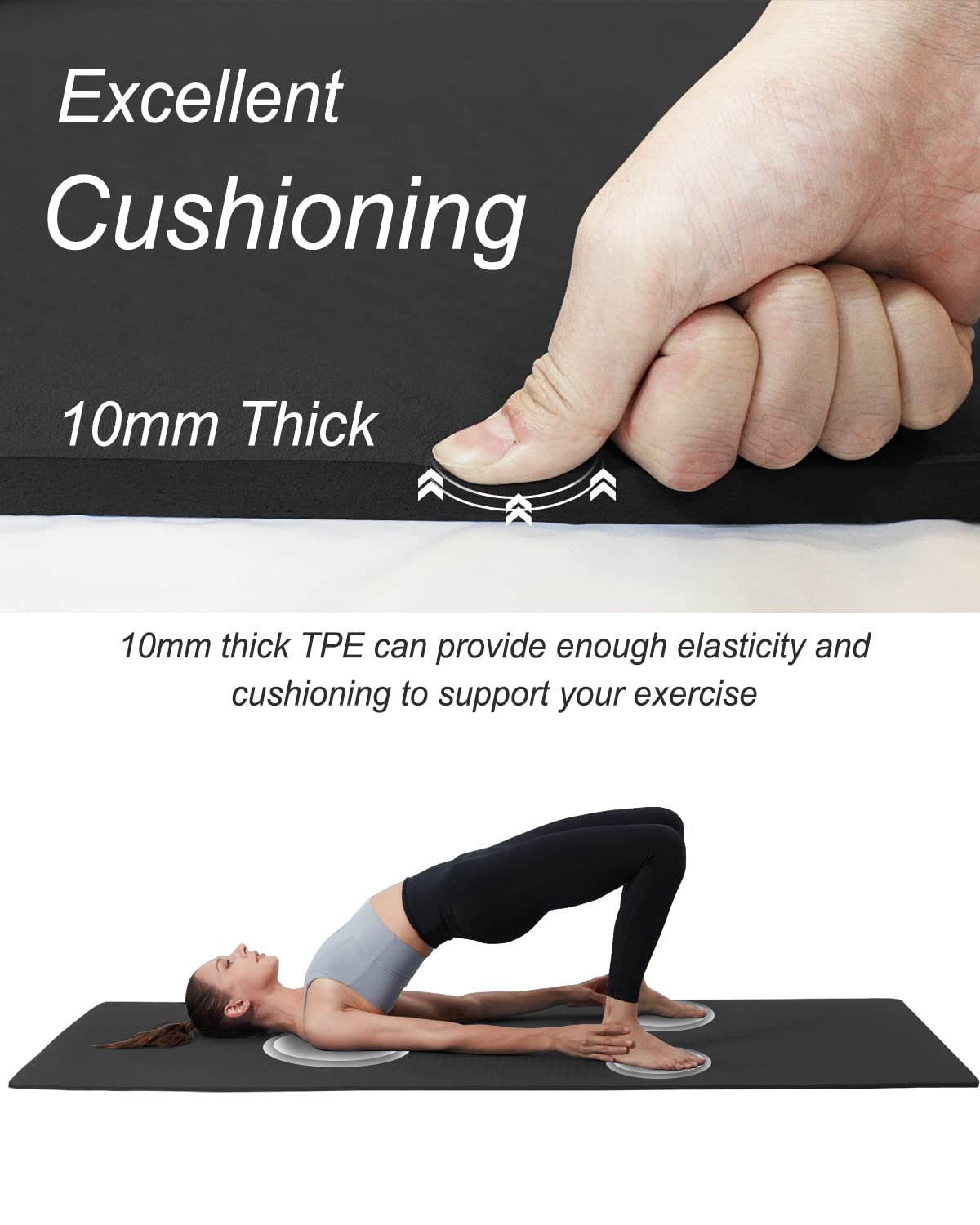 RYTMAT Yogamat, XL, 195 × 90 cm, TPE, fitnessmat, antislip, grote brede gymnastiekmat, turnen, pilates, sport, yogamat RYTMAT Yogamat, XL, 195 × 90 cm, TPE, fitnessmat, antislip, grote brede gymnastiekmat, turnen, pilates, sport, yogamat